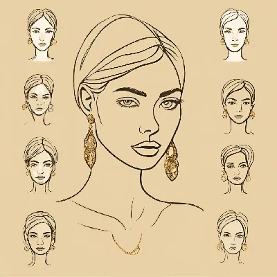 Brincos para cada formato de rosto